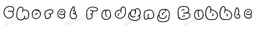 Choret Fudyng Bubble字体转换